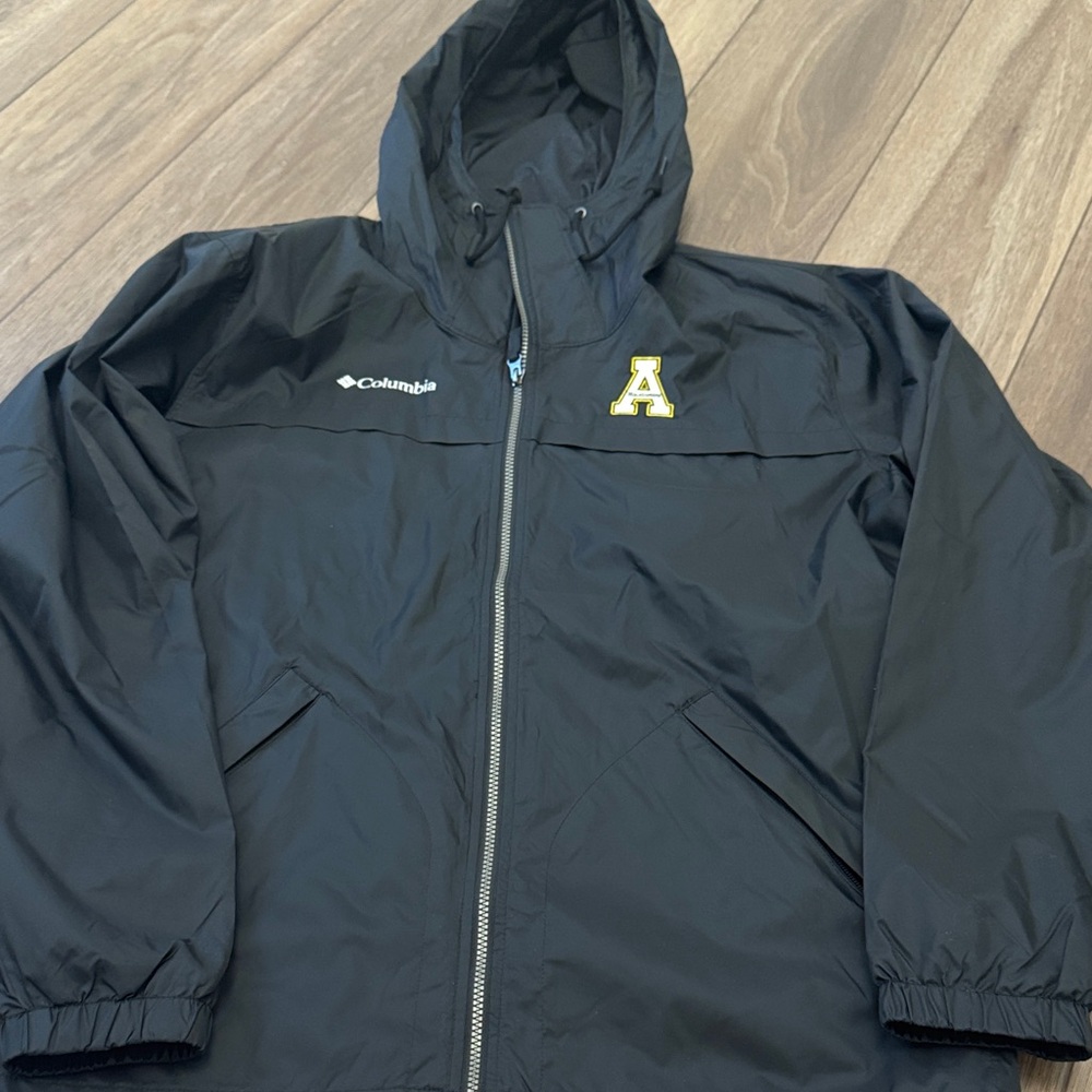 Columbia Black Hooded Windbreaker